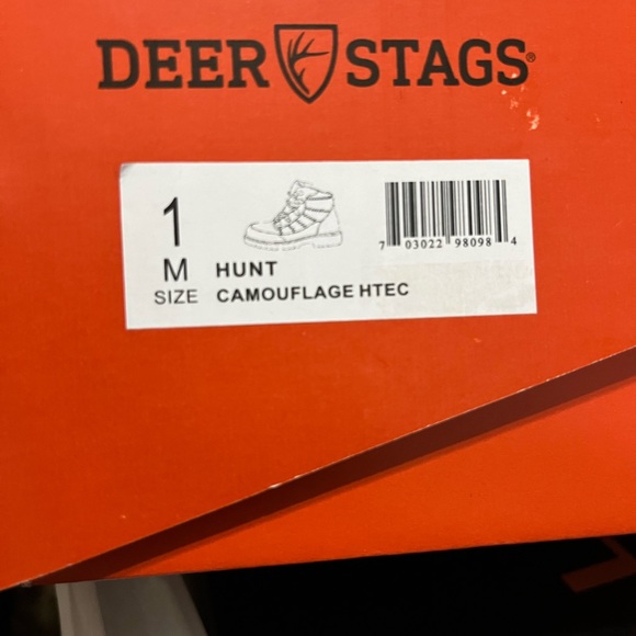 NIB! Deer Stags Boy's Thinsulate Water Resistant Hiker Boots - Hunt Size:1M - Picture 5 of 6